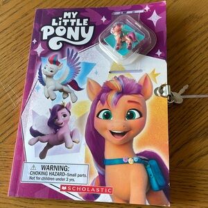 My Little Pony Diary w/ Figure Necklace NEW